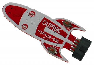 ROCKET-SHAPED BSL PROGRAMMER SUITABLE FOR MSP430 MICROCONTROLLERS