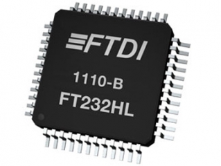 USB-UART FIFO transceiver (RS232, RS485, RS422)