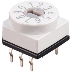 Rotary Code Switch, 16 positions, TH