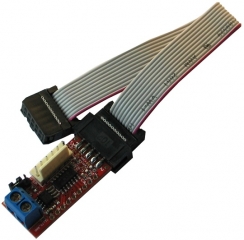 K-TYPE THERMOCOUPLE INTERFACE BOARD WITH PIC16F1503, MAX31855, UEXT AND 0.1'' ICSP CONNECTOR