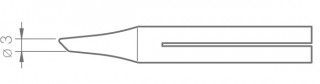 човка за поялник B-21D d=3 mm