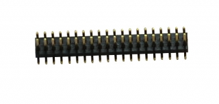 MALE SMT 0.05" STEP CONNECTORS WITH PLASTIC PINS FOR FIXING ON PCB