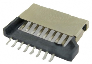 Micro SD Socket; Push-Pull; Short Profile; w/o Cover; SMD || END OF LIFE