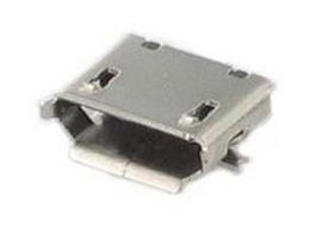 MICRO USB 2.0 съединител тип B; гнездов(receptacle); ъглов; тип 1; SMD