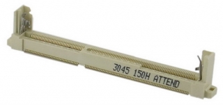 SO DIMM Socket; DDR3 204 pin 1.5V; Normal Type; Vertical; H 15mm