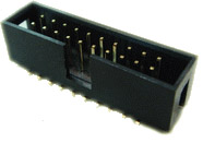 SMD съединител за лентов кабел щифтов прав 2х10 