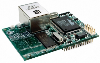RabbitCore microprocessor core module with 10/100Base-T Ethernet
