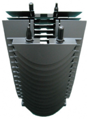 Heatsink Passive; D99x160mm; TDP 49.4W; 1.01'C/W; Philips Fortimo SLM, Zhaga