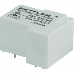 30A/30VDC; Coil 12V 130 Ohms; SPST-NO Monostable; 1.75 mm contact gap; Sealed;  3000V RMS between open contacts; Class F (155°C)