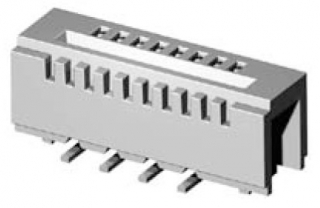 Съединител печатен кабел, 16P, 1mm, прав, SMD