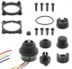 Proportional Hall Effect Thumbstick; 2 Axes; X/0.5-4.5V; Y/4.5-0.5V; IP68/IP69K