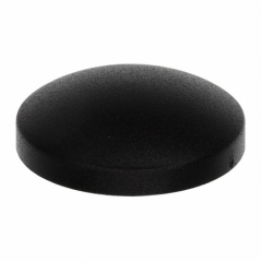 Cap Round; h=11.7mm; D=14.3mm; Black