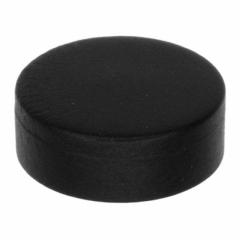 Cap Round; h=12.5mm; D=11mm; Black