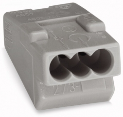 PUSH WIRE® Terminal block, pluggable, 1.5 - 4.0 mm, 3 pos, 600V/30A