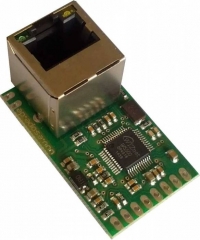 Small  Connector on Board Plug-In Ethernet Module with W5500 TCP/IP chip