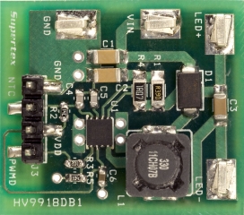 LED driver dev. board based on HV9961NG-G  