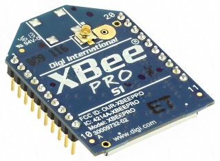 XBee-PRO DigiMesh 2.4 extended range module, U.FL connector