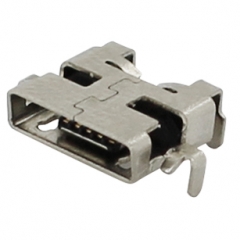 MICRO USB 2.0; AB-Type Receptacle; Right Angle Reverce; SMD Middle Mount