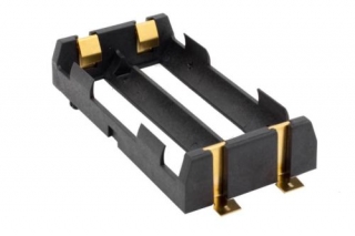 Dual cell "18650" Li-ION battery holder,SMD