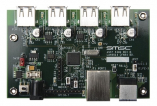 LAN9513/LAN9514 High-Speed USB 2.0 to 10/100 Ethernet Hub Customer Eval Board
