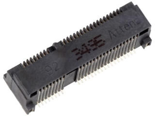 Mini PCI Express Socket; Top Mount; SMD; Stand off 9.2mm