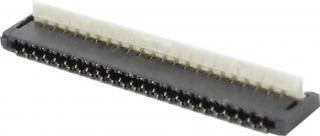 съединител печатен кабел хоризонтален; 29p; растер 0.3mm; H=0.9mm; Back Flip Type; SMD