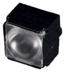 Assembly Lens Larisa, Medium Beam, Pin Fastening, Material-PMMA 9.9x9.9x7.5mm