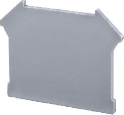 End plate, PC2.5, PC4, PC6, PC10, grey