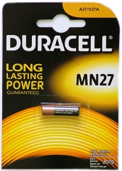 Блистер с 1 брой алкална батерия 12V MN27