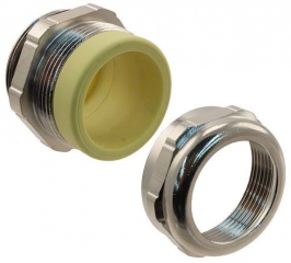 Cable gland, Acces. Uni Seal Yellow, Metal, Size PG 29, Clamping range 24 ... 28 mm, Wrench size A/F 40, IP68