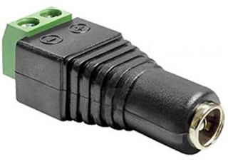 DC Plug 5.5x2.1mm, male with terminals