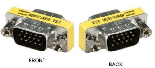 Adapter D-Sub 9 pin male to D-Sub 9 pin male