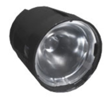 Assembly Lens RGBX, Spot Beam, Glue Fastening, Material-PMMA ?30.4x28.8mm