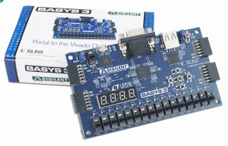 Basys 3 Artix-7 FPGA Board based on Xilinx XC7A35T-1CPG236C; Academic Pricing Program - for Universities