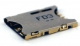 Nano SIM Card Socket; Push-Pull Type; 6 pin; H=1.2mm