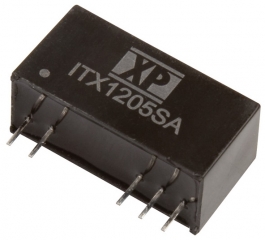 DC/DC Isolated 1.5kV; 6.0W; Uin:4.5V·9V; Uout:5VDC; Iout:1.2A; Eff. 81%;  -40°C to 65°C