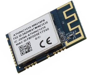 SmartConnect IoT ATWINC1500B-MU-T Low Power Wi-Fi Module 2.4GHz, 802.11b/g/n; 8Mb Flash; SMD 28; 21.72x14.73mm