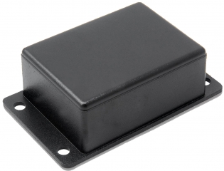 Кутия за панелен монтаж ABS (RAL 9005), 76x42x25, черна