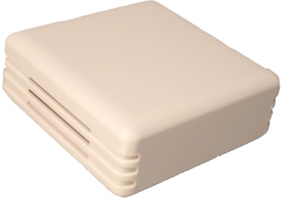 SENSOR BOX IN WHITE ABS (RAL 9005) WITH VENTILATION 71x71x27, White