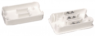 JUNCTION BOX IN WHITE POLYAMIDE (RAL 9010) , 49x25x11