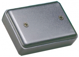 UNIVERSAL RECTANGULAR BOX IN BLACK ABS (RAL 9005), 50x39x14