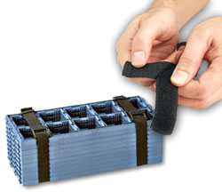ESD колан за опаковане на тара(кори и туби) за ИС. Размери - дължина 580мм, ширина 25мм; Цената е за 1 бр.