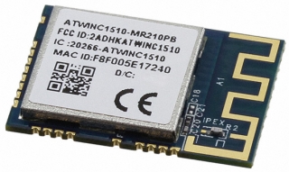 SmartConnect IoT ATWINC1500B-MU-T Low Power Wi-Fi Module 2.4GHz, 802.11b/g/n; 4Mb Flash; SMD 28; 21.72x14.73mm