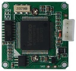 Small in size video camera, 32x32mm, QVGA resolution, 5V operation, up to 115200 bps UART interface