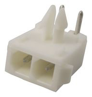 Mini Universal MATE-N-LOK ,Wire-To-Board Header, Right Angle, P=4.14mm, 2 Contacts, 600VAC, 9.5A