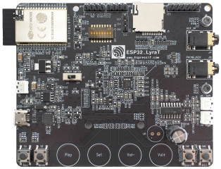 ESP32 Audio Dev. Board; ESP32-WROVER; Peripherals like Touch Buttons, TFT Display and Camera supported