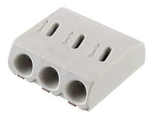 Plug-in connector 6mm, ways:3, 24-16AWG,  17.5A