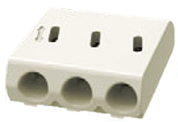 Plug-in connector 4mm, ways:3, 24-18AWG,  9A