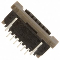 Съединител за печатен кабел, 6 контакта, 1.0mm, SMD, горен контакт, хоризонтален, 100VAC/VDC, 1.0A AC/DC