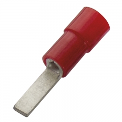 Socket sleeves (male) PVC insulated, 0.5-1.0mm2, 9mm, Red